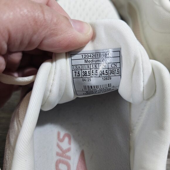 Brooks Adrenaline GTS 24 Women's Run/Walk Road Coconut/Rose Gold/ White Size 7.5 - Picture 15 of 16